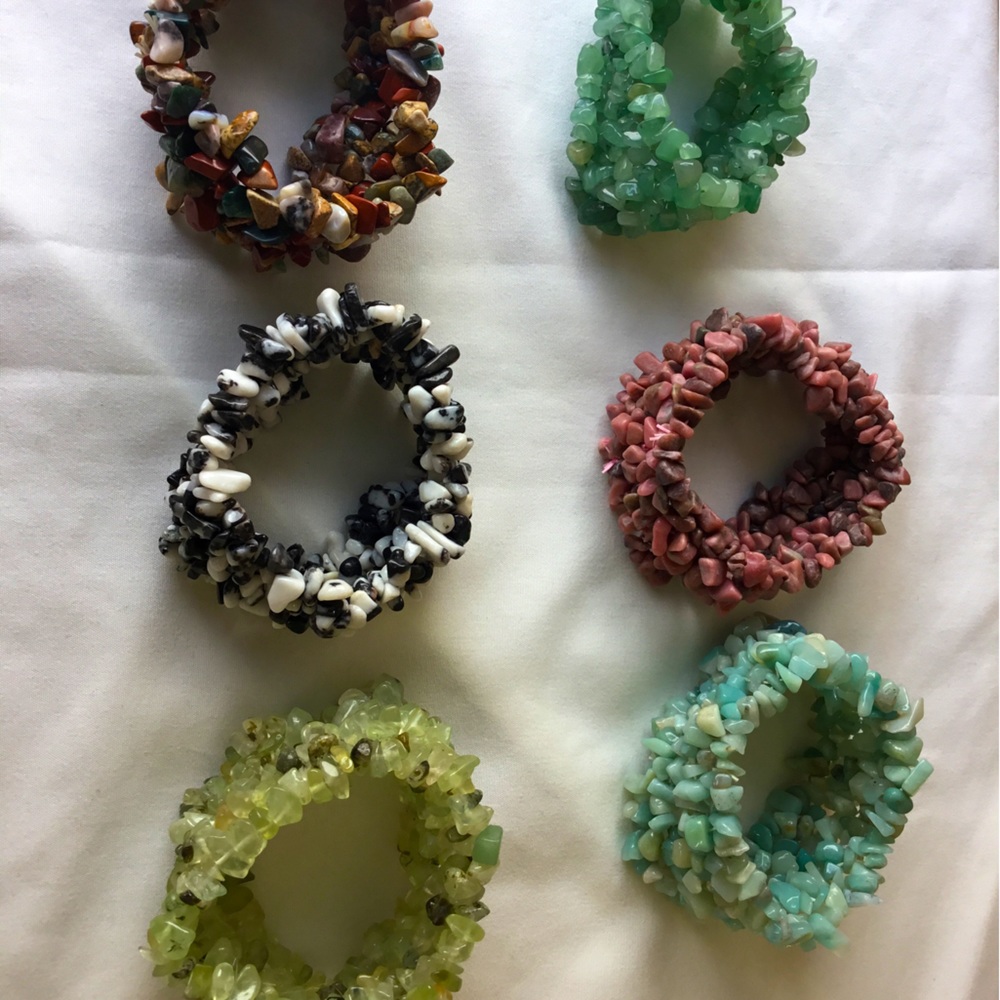 Bracelets , all 6